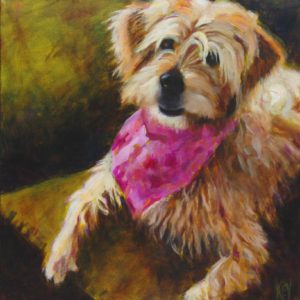 Rosie - 24 x 24 - commisisoned portrait